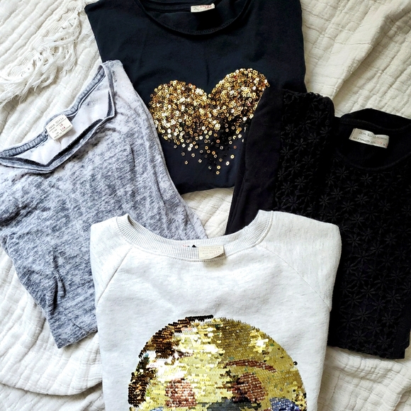 ZARA Girls Bundle of 4 Tops - Age 13/14 - Picture 1 of 16